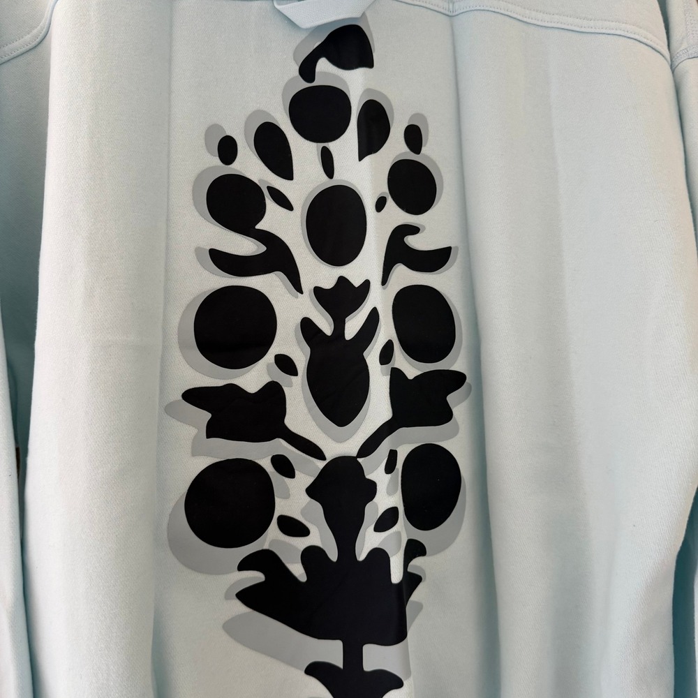 Free People x Movement Final Call Logo Hoodie in Retro Blue Size Small - Picture 7 of 11